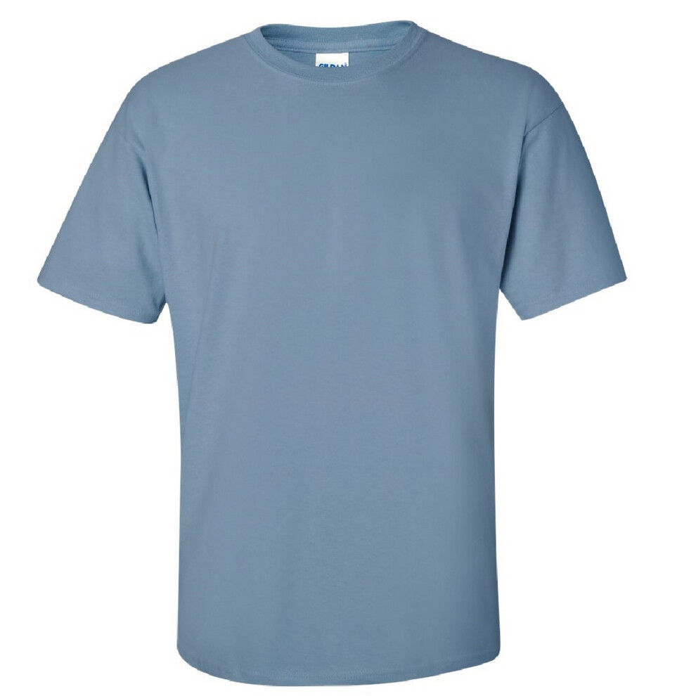 Gildan (3Xl, Stone ) Mens Ultra Cotton Short Sleeve T-Shirt Blue
