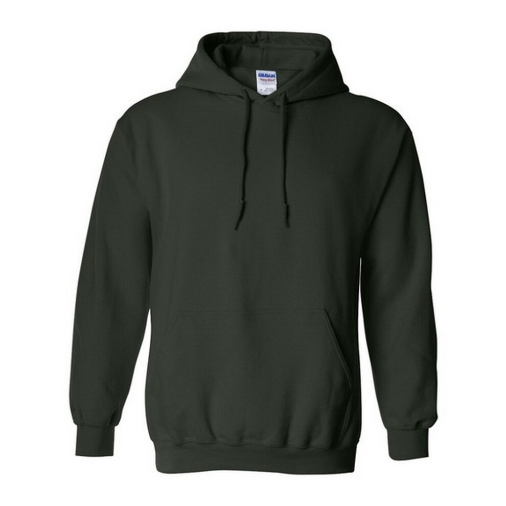 Gildan (Xl, Forest ) Heavy Blend Adult Unisex Hooded Sweatshirt / Hoodie Green