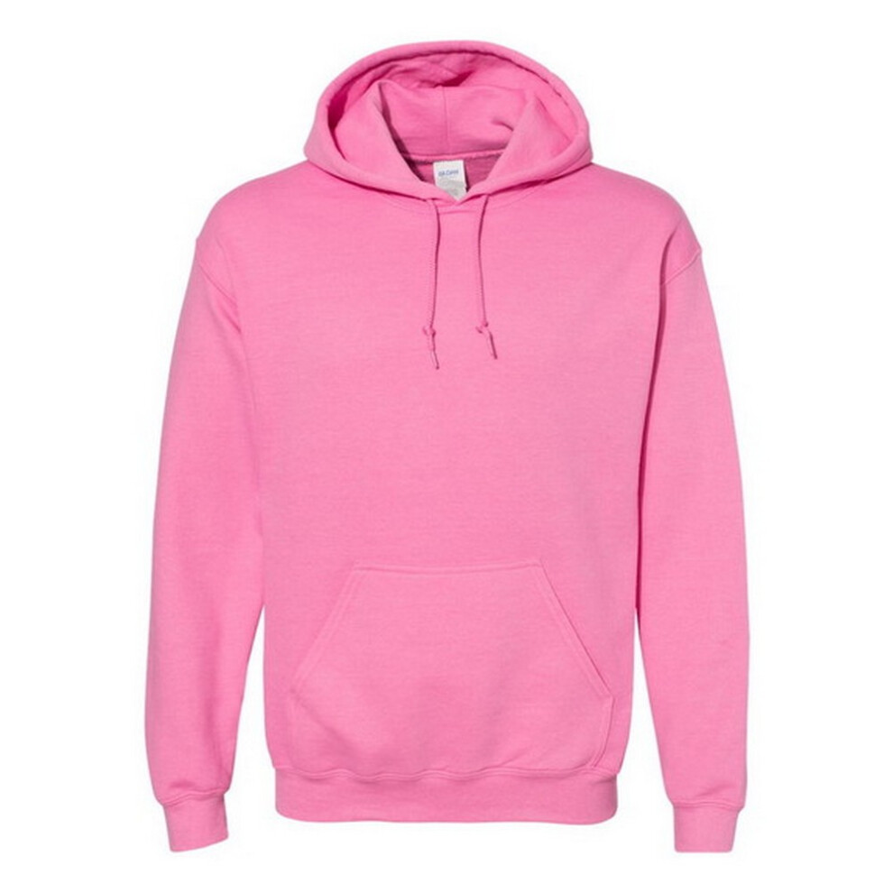 Gildan (S, Azalea) Heavy Blend Adult Unisex Hooded Sweatshirt / Hoodie Multicoloured