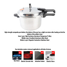 5L Explosion Proof Pressure Cooker for All Stoves