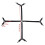 Sheet fasteners, loop straps, anti-slip triangle clips, clips for securing sheets, black cross pattern 2