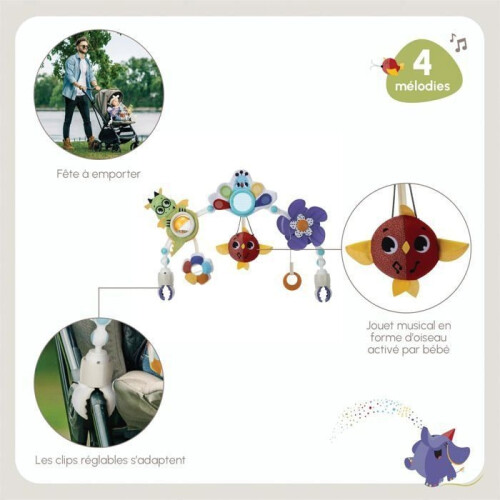 Universal Baby Activity Arch for Strollers and Toys 1