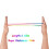 Finger String Game - Rainbow Rope - 12 pieces - White 3
