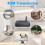 Bluetooth Audio Adapter, 3 in 1 Bluetooth Wireless Bluetooth Receiver, Bluetooth 5.0 Receiver Transmitter 3