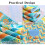 Picnic blanket - KAKOO - 145x200CM - Waterproof - Foldable - Blue 2