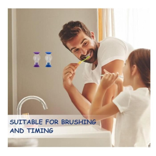 Hourglass - 2 pcs - Suction Cup - 3 minutes - Colorful 2