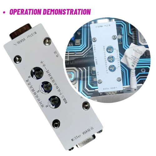 Module de Sortie VGA Vers pour Saturn pour FPGA  avec Puce de Fusion Synchrone Intégrée 2