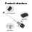 2pack Heating Assembly for A1 /A1 Hot End Heating Component with Heater Cartridge and Thermistor Temperature Sensor 6