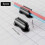 Pen Holder - 4 pieces - Adhesive Silicone - Black - Durable and Robust 4