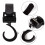 Stroller Hooks, 4PCS Stroller Hook Bags for Yoyo Strollers, Universal Stroller Clip Accessory (Pack of 4), Black 3
