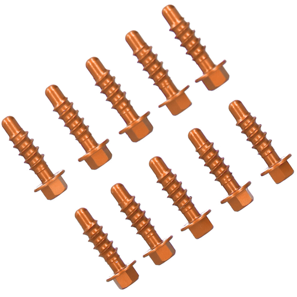 10X Self-Tapping Anodised Screws Kit 7293282605206