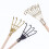 Mini Iron Rake Tool for Landscape, Handmade Landscaping Accessories, Model Accessories, Decoration 2