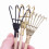 Mini Iron Rake Tool for Landscape, Handmade Landscaping Accessories, Model Accessories, Decoration 3