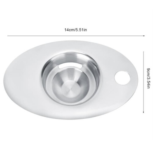 Egg Separator - OMABETA - Stainless Steel - Easy Separation - Practical Design - Dishwasher Safe 2