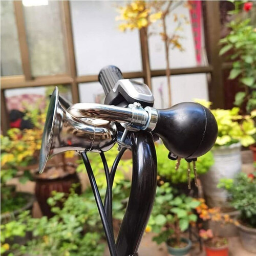 Retro Metal Bicycle Horn, Bell with Clamp, Non-Electronic 1