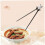 Chopsticks, 1 pair Cute Plastic Chic Panda Chopsticks with Silicone Training Aid Connector 2
