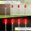 4pcs Solar Lights Outdoor, Waterproof Driveway Markers Reflective, Warning Flash Light with 2 Lighting Modes Red 6