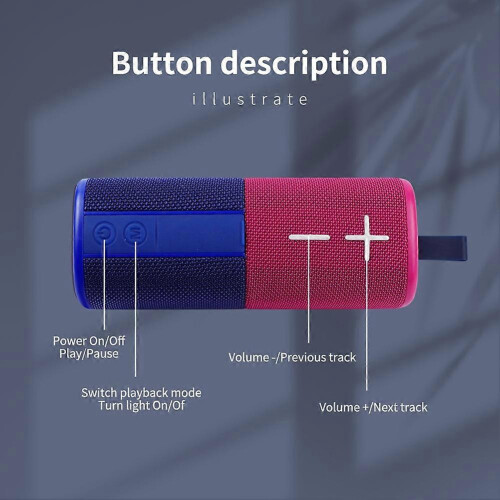 σε 1 μαγνητικό ηχείο Bluetooth Split 20W εξωτερικού χώρου, αδιάβροχο, αληθινά ασύρμα 2