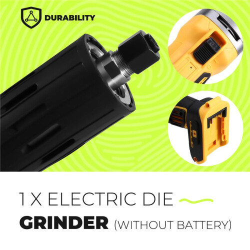 Meuleuse Électrique Sans Balais, Vitesse Variable, pour Batterie pour  18 V 20 V 2