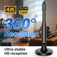 ATSC TV Antenna Indoor,650+ Miles Long Range DVB-T2 Digital Antenna for TV for Local Channels,Supports 4K, 1080p