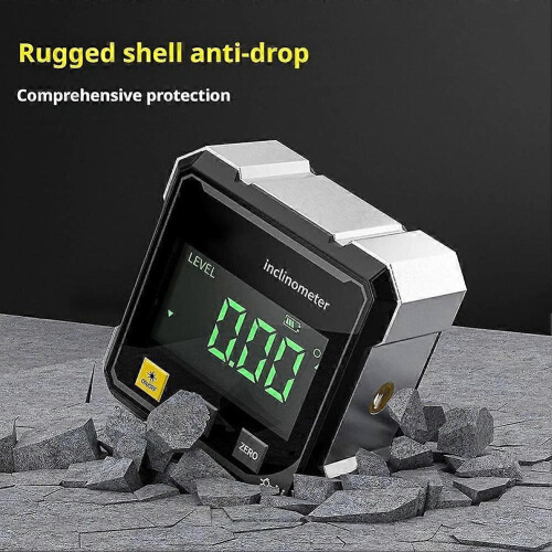 Digital Laser Angle Finder Protractor with LED Display, 4 Side Magnetic Gauge for Accurate Measuring Tool 1