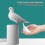 Automatic Foam Soap Dispenser, Touchless Hand Soap Dispenser for Bathroom and Kitchen, Sensor Operated, White Plastic 2