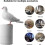 Automatic Foam Soap Dispenser, Touchless Hand Soap Dispenser for Bathroom and Kitchen, Sensor Operated, White Plastic 3