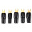 Terminal Spade Fork Adapter Connector Plug Crimp Barrier Spades Speaker Wire Terminal Plug-4GA 10