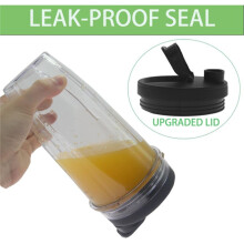 Replacement 24 Oz Blender Cups with Lid for Nutri Auto IQ BL450 BL480 NN102 1000W Blender Accessories