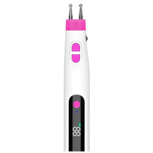 Stylo de Massage Électrique Multifonctionnel à Charge Rapide, 10 Niveaux de Réglage, Masseur à Double Tête A