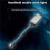 Portable Handheld Work Light with Bottom Magnet Flexible Hose Rechargeable Flashlight for Maintenance Outdoor Camping 6