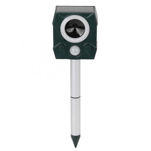 Multi Functional Solar Outdoor Ultrasonic Animal Repeller Bird Mice Fox Repeller Repellent Garden 2