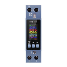 LED Digital Meter Din Rail Mount Voltmeter Ammeter Wattmeter AC 100-290V with RS485 KWh Power Meter