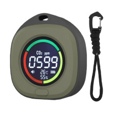 4 in 1 CO CO2 Detector Alarm Temp Humidity Sensor HD LCD Display CO CO2 Temperature Humidity Detector for Indoor Outdoor