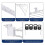 12 Inch Wire Shelf Brackets Set, Includes 6 Wire Shelf Clips and 2 End Brackets,Suitability for Wardrobe 2