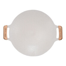 BBQ Grill Nonstick Griddle Pan, Binaural Design, Ideal for Outdoor Cooking, Enhanced Heat Distribution