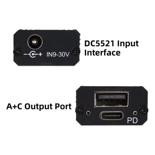 PD100W Fast Charging Module -DC9V-24V Step-Down Car Charger with Solid-State Capacitors, Supports PD High-Power Charging 2