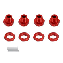 17mm Aluminum Alloy 6mm Extended Hub Hex Nut Set for ARRMA Kraton 4s Outcast 4s Upgrade Parts