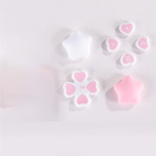 Funda Adhesiva de Silicona Suave con Botón Cruzado para Mando A Distancia ABXY para Oled Thumb Stick Grip Cap Cover,C