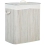 Beliani Laundry Basket KANDY Bamboo Light Grey 100 L 1