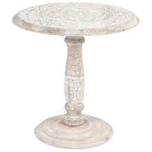 Side Table JAMBIA Mango Wood Off-White