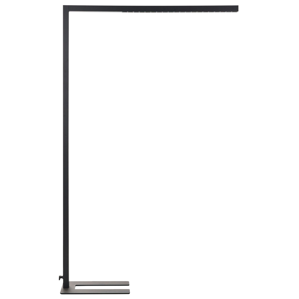 Beliani Led Floor Lamp Mensa With Motion Sensor Metal Black