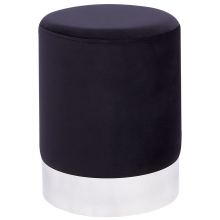 Pouffe BRIGITTE Velvet Black