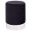Beliani Pouffe BRIGITTE Velvet Black 1