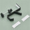 10pcs Double-Layer Locking Desk Hook Bag Hook Office Desk Mobile Bag Hook Desk Side Table Hook Black 5