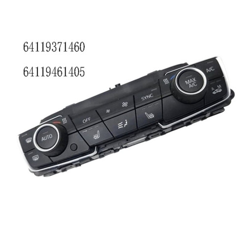 64119371460 Panneau de Commande de Climatisation pour  Série 2 X1 X2, Module de Commande de Climatisation 64119461405 2