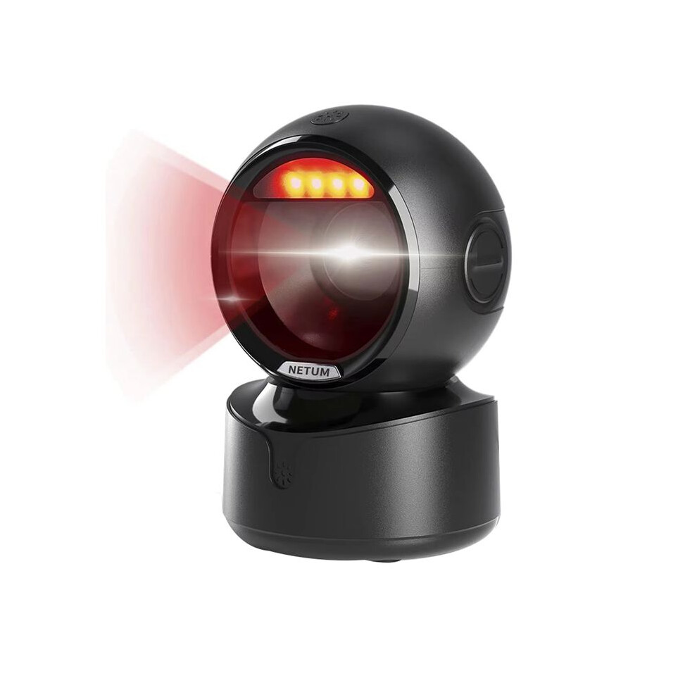 Netum A5 Desktop 2D Qr Barcode Scanner, Hands Free Omnidirectional Usb Barcode Reader 1D Qr Screen Barcodes Scanning 4711928017853