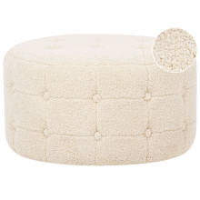 Pouffe TAMPA Boucle Beige