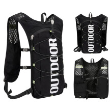 Hardloopvest met Hydratatiesysteem, 1,5 Liter Drinkzak, 500 Ml Waterfles, Reflecterende Rugzak, Ademend Hardloopvest, Grijs