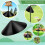 Squirrel Baffle for Bird Feeder Pole,16inch Squirrel Guard Stopper for Outside Shepherd Hook,for Bird Feeder Pole 1